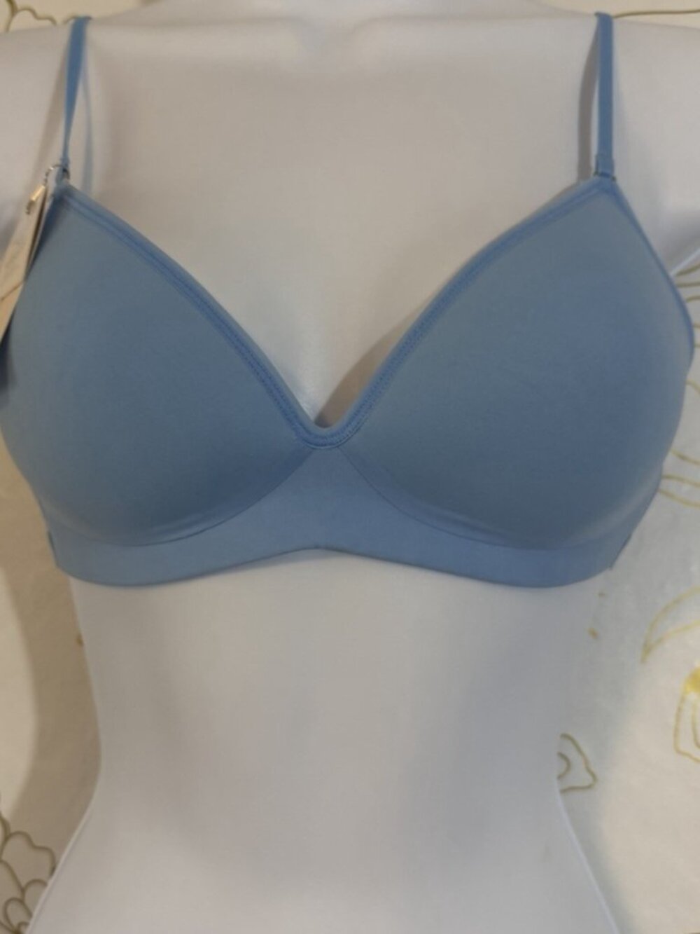 On Gossamer Bra Womens 32 A Blue Next to Nothing Micro Wireless   - NWT